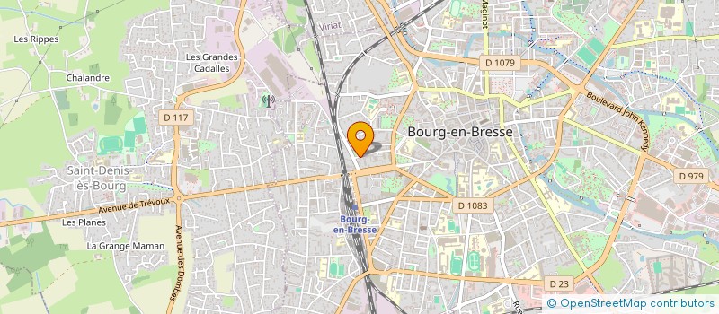 localisation de l'entreprise AGRP à BOURG-EN-BRESSE
