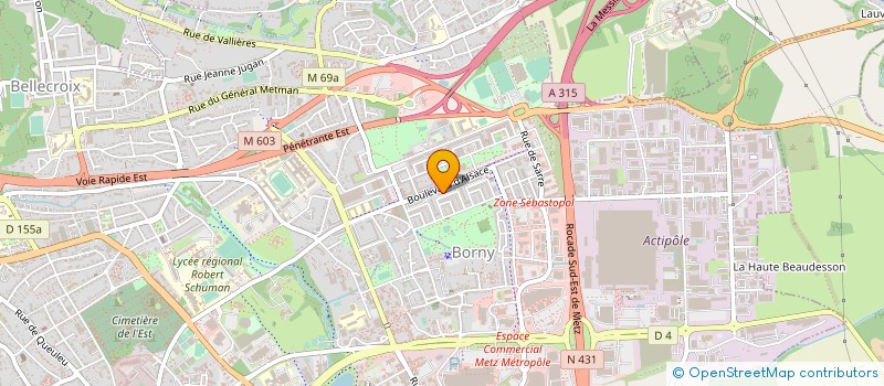 localisation de l'entreprise AGRU METZ à METZ