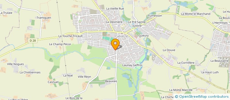 localisation de l'entreprise AGRUM  GEVEZE