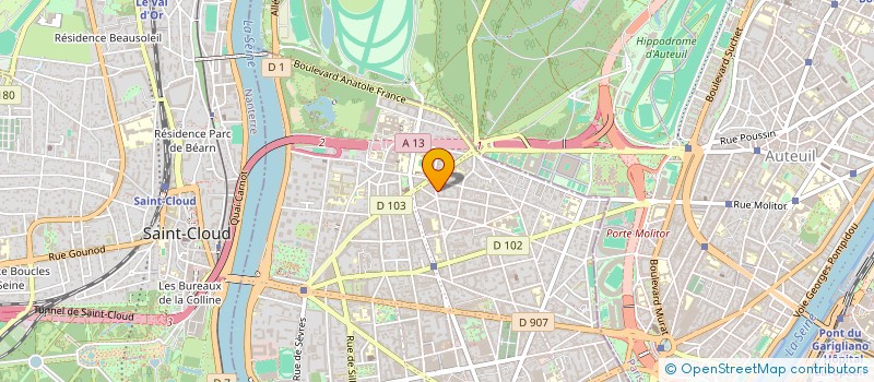 localisation de l'entreprise AGRUME  BOULOGNE-BILLANCOURT