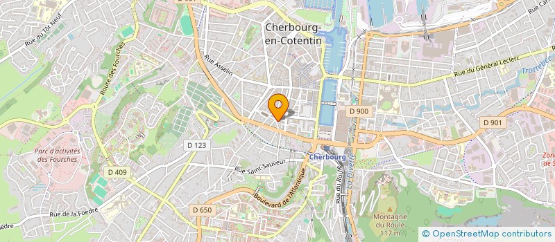 localisation de l'entreprise AGRYL IMMO à CHERBOURG-EN-COTENTIN