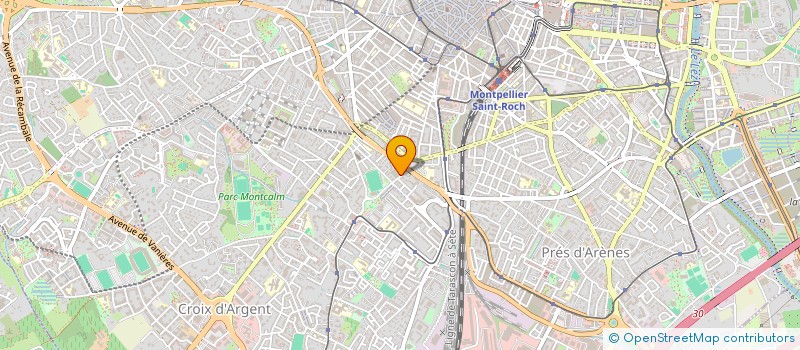 localisation de l'entreprise AGS 2000 à MONTPELLIER