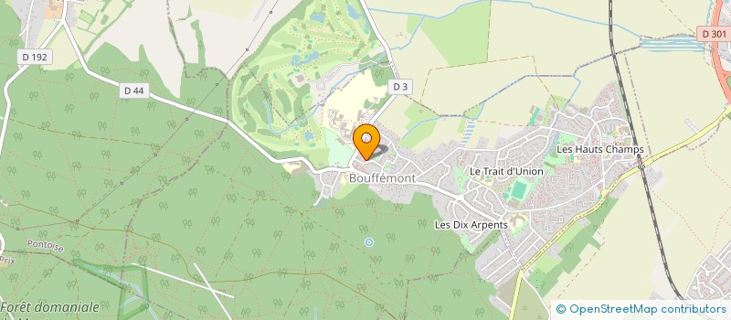 localisation de l'entreprise AGS  BOUFFEMONT