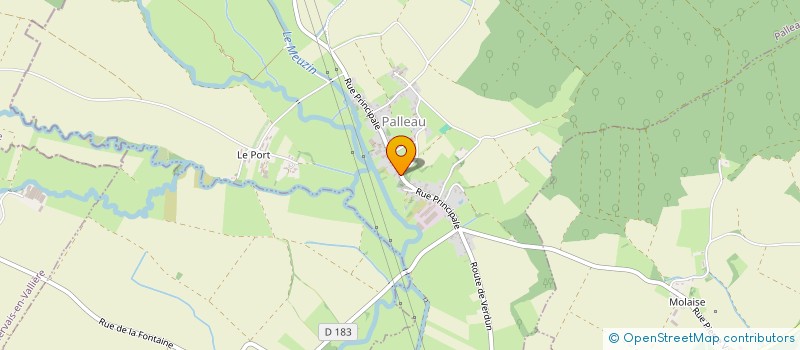 localisation de l'entreprise AGS  PALLEAU