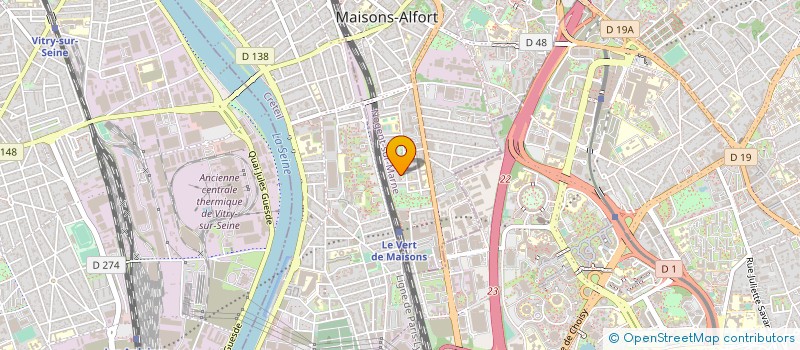localisation de l'entreprise AGS à MAISONS-ALFORT