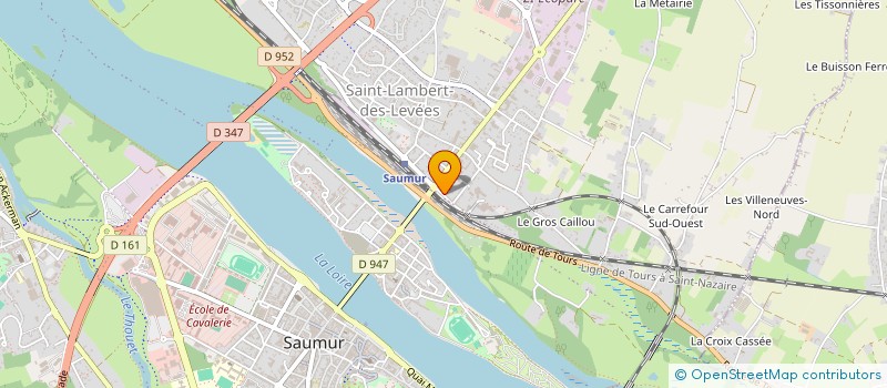 localisation de l'entreprise AGS  SAUMUR