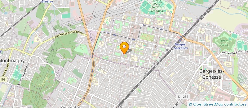 localisation de l'entreprise AGS  SARCELLES