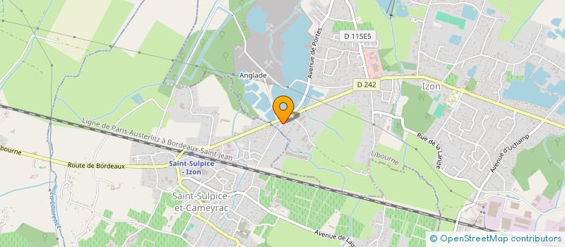 localisation de l'entreprise AGS  IZON