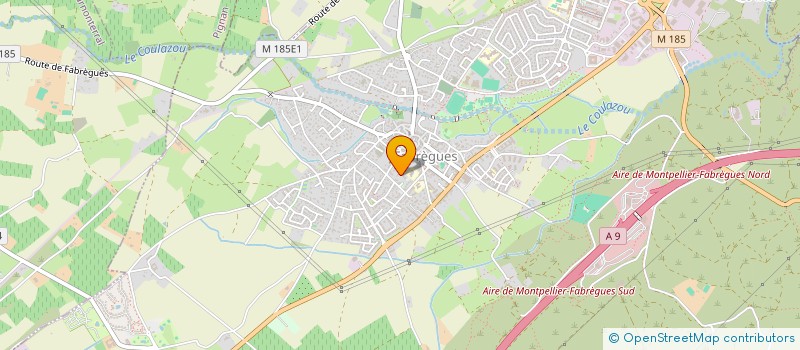 localisation de l'entreprise AGS  FABREGUES