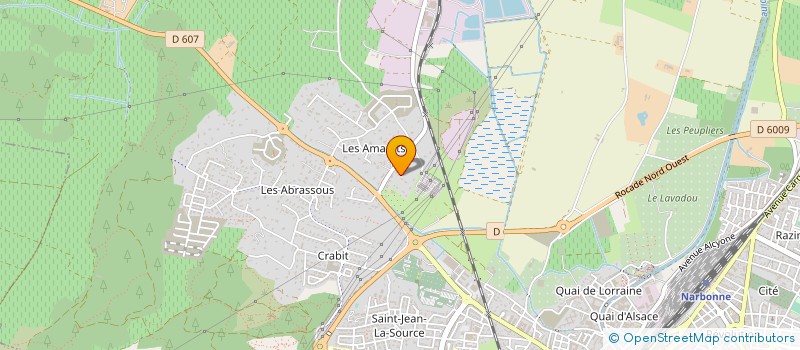 localisation de l'entreprise AGS - ACRO GRAND SUD à NARBONNE