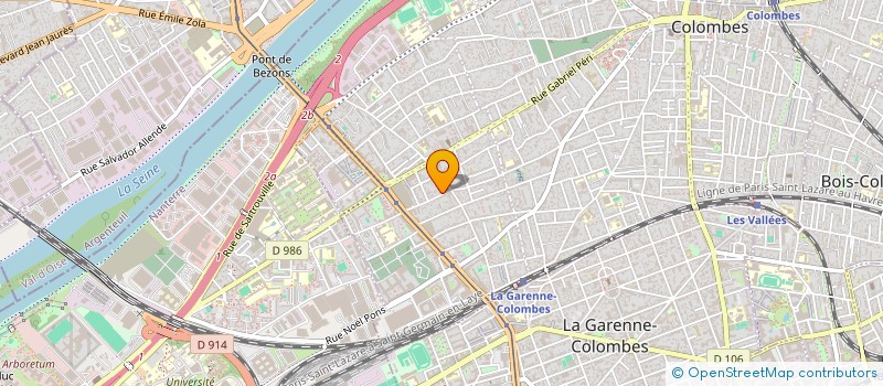 localisation de l'entreprise AGS ADVISORY  COLOMBES