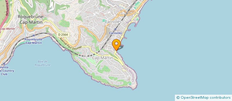 localisation de l'entreprise AGS CAP MODERNE  ROQUEBRUNE-CAP-MARTIN