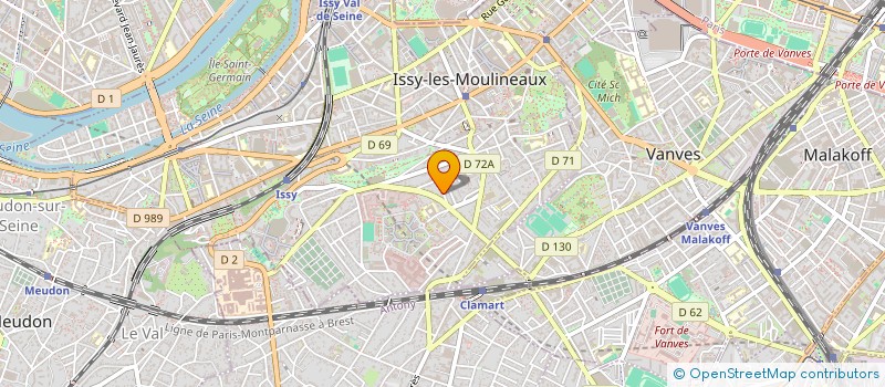 localisation de l'entreprise AGS CONSEIL à ISSY-LES-MOULINEAUX