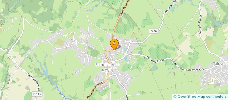 localisation de l'entreprise AGS CONSEILS  SAINT-LAURENT-D'AGNY