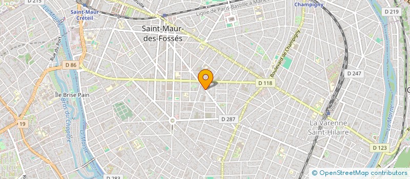 localisation de l'entreprise AGS DEPANNAGE  SAINT-MAUR-DES-FOSSES