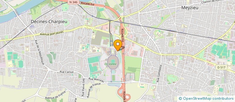 localisation de l'entreprise AGS DEVELOPPEMENT  DECINES-CHARPIEU