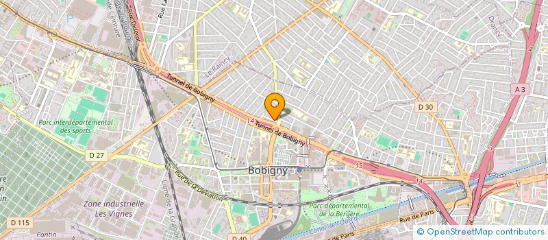 localisation de l'entreprise AGS DISTRIBUTION  BOBIGNY