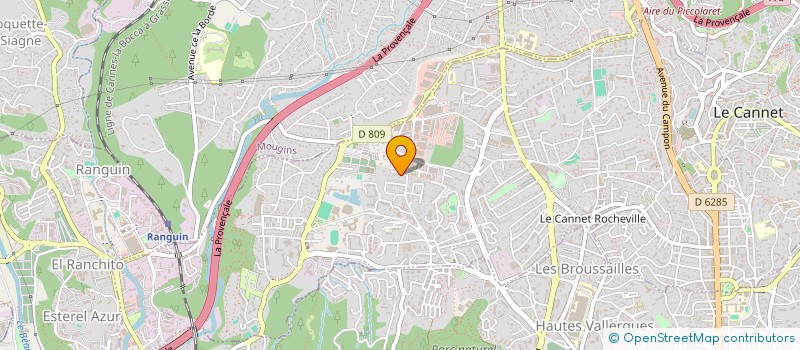 localisation de l'entreprise AGS DRIVER à LE CANNET