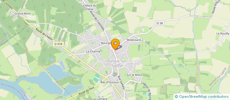 localisation de l'entreprise AGS FINANCES  SAINT-CHRISTOPHE-EN-BRESSE