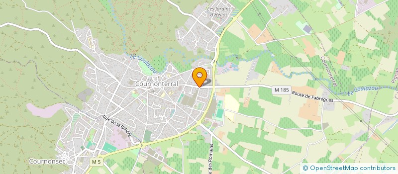localisation de l'entreprise AGS HABITAT à COURNONTERRAL
