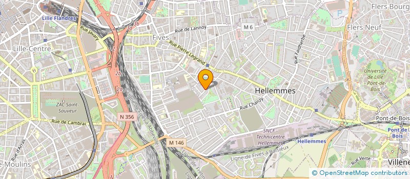 localisation de l'entreprise AGS IMMO à LILLE