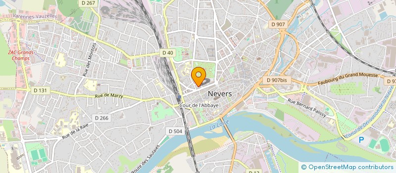 localisation de l'entreprise AGS IMMOBILIER NEVERS à NEVERS