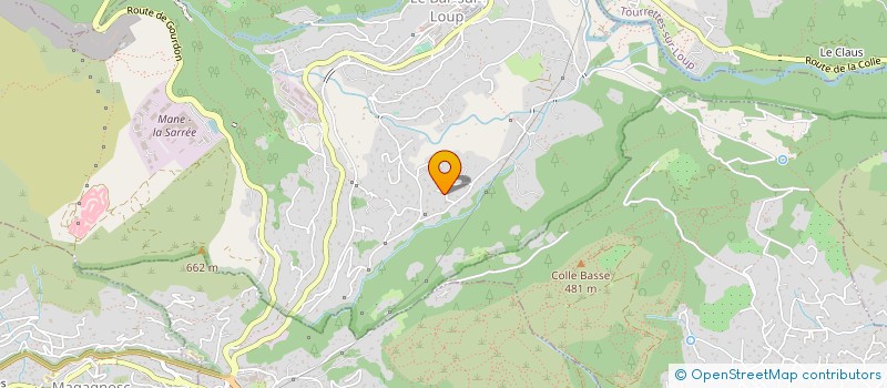 localisation de l'entreprise AGS INVESTISSEMENTS à LE BAR-SUR-LOUP