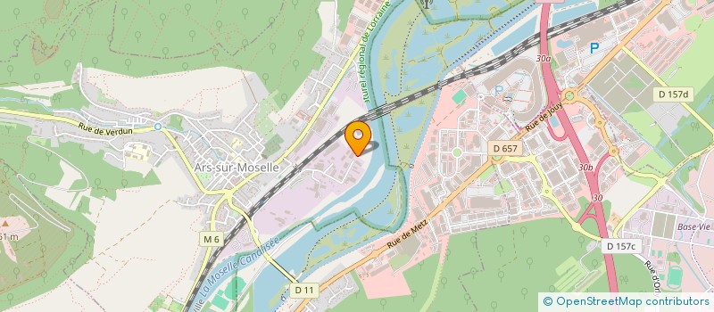 localisation de l'entreprise AGS LORRAINE à ARS-SUR-MOSELLE