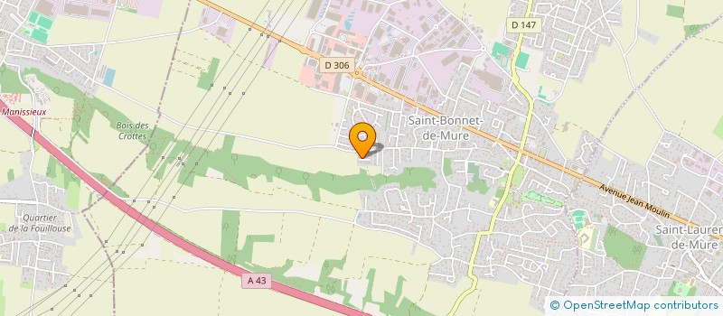 localisation de l'entreprise AGS MENUISERIES  SAINT-BONNET-DE-MURE