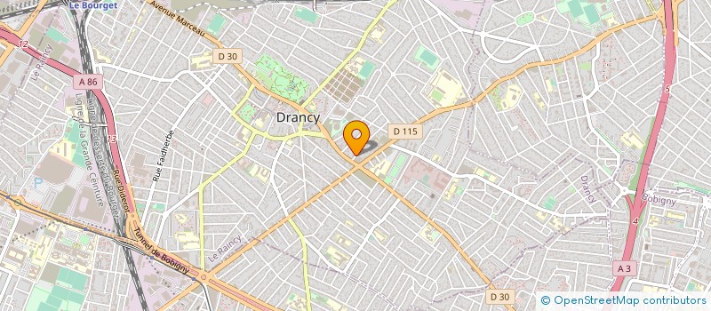 localisation de l'entreprise AGS TRANSPORTS à DRANCY