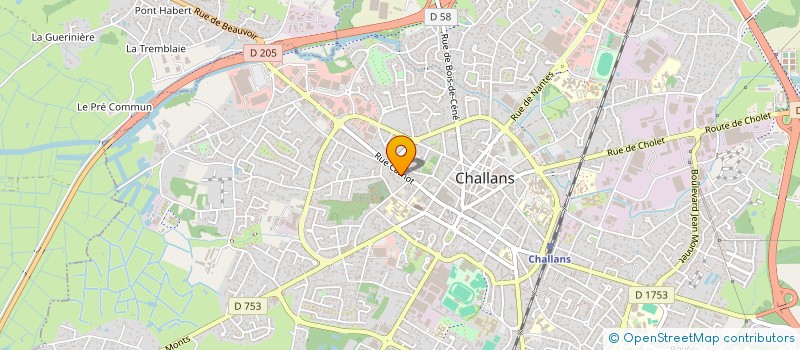 localisation de l'entreprise AGSE à CHALLANS