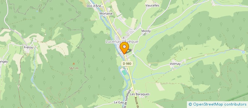 localisation de l'entreprise AGSE  LUCENAY-L'EVEQUE