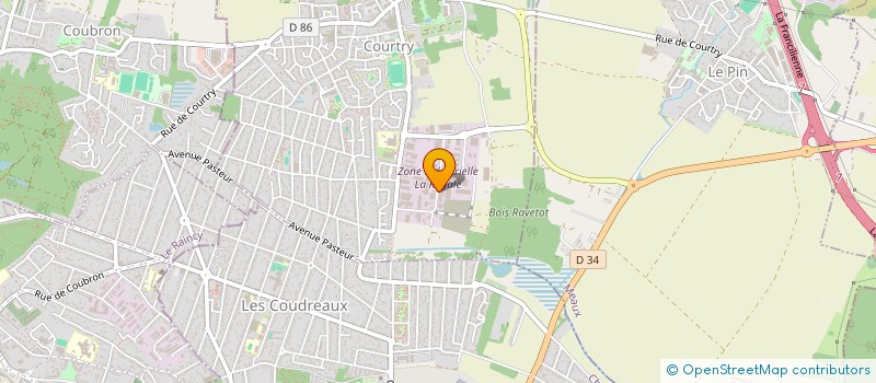 localisation de l'entreprise AGSE ANDLAUER GRAVURE SOCIETE D'EXPLOITATION à COURTRY