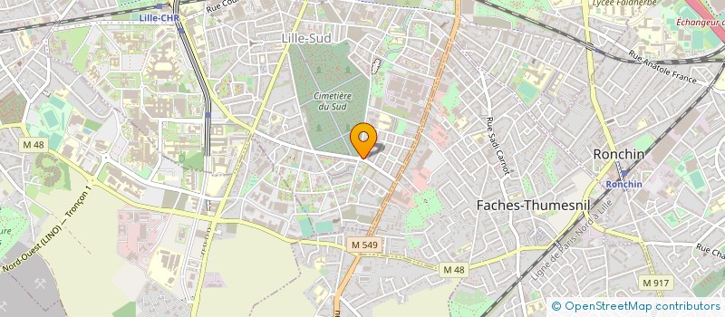 localisation de l'entreprise AGSERVICES à LILLE