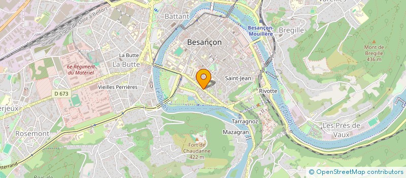 localisation de l'entreprise AGSM à BESANCON