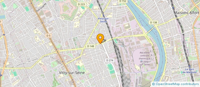 localisation de l'entreprise AGSP à VITRY-SUR-SEINE