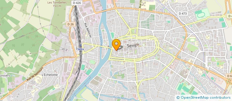 localisation de l'entreprise AGSP SECURITE PRIVEE à SENS