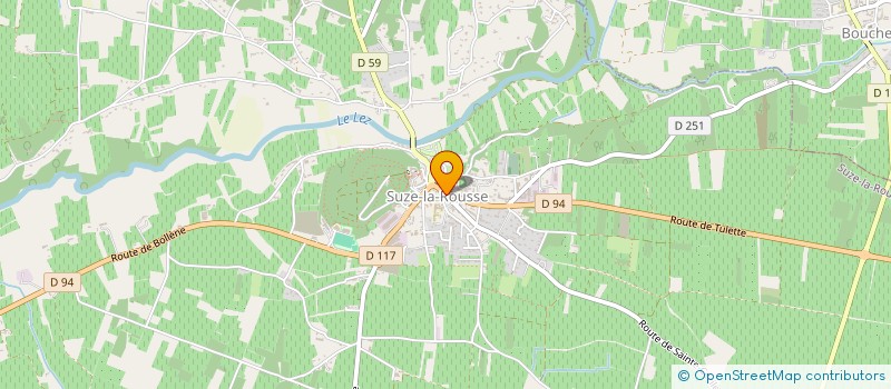 localisation de l'entreprise AGSS  SUZE-LA-ROUSSE