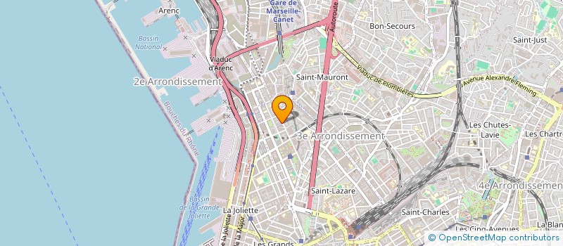 localisation de l'entreprise AGSV à MARSEILLE