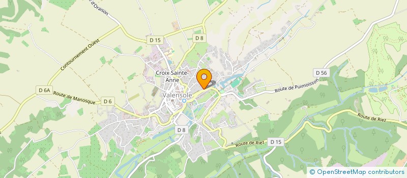 localisation de l'entreprise AGT 1  VALENSOLE