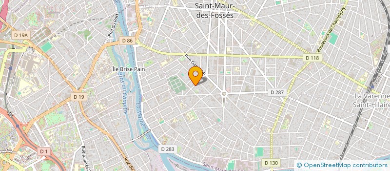 localisation de l'entreprise AGT  SAINT-MAUR-DES-FOSSES