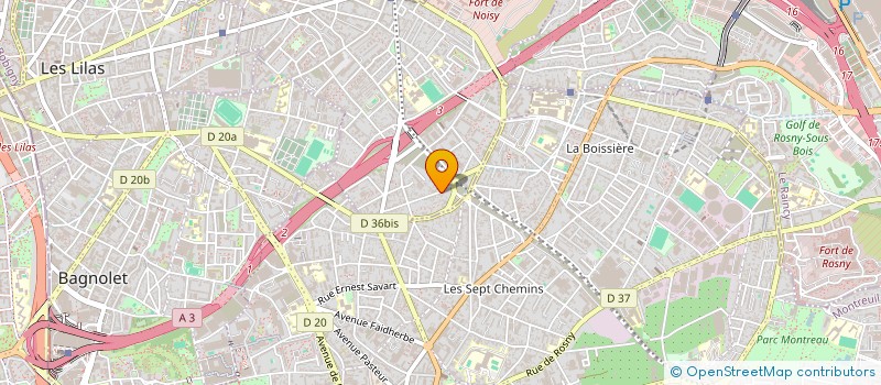 localisation de l'entreprise AGT à ROMAINVILLE