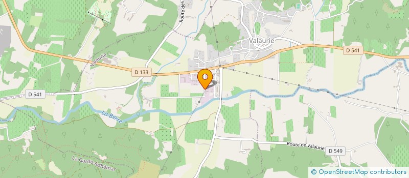 localisation de l'entreprise AGT ETANCHEITE à VALAURIE