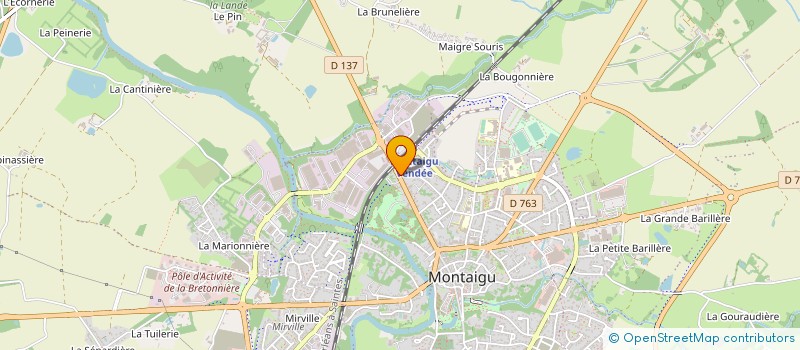 localisation de l'entreprise AGT'IM à MONTAIGU-VENDEE