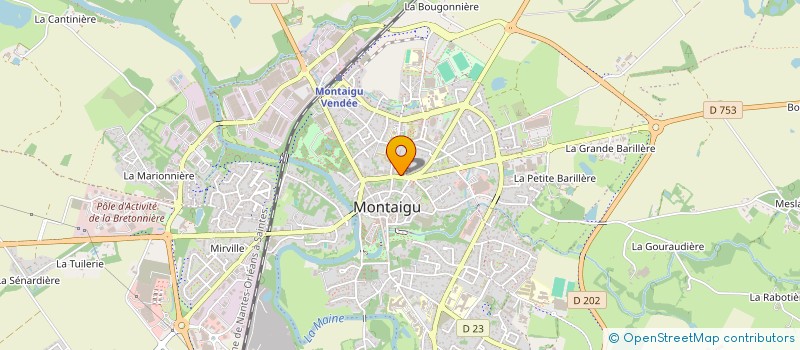 localisation de l'entreprise AGT'INOV à MONTAIGU-VENDEE