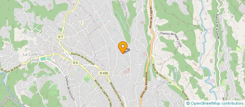 localisation de l'entreprise AGT LA BELLE PIERRE IMMO  SAINT-PAUL-DE-VENCE