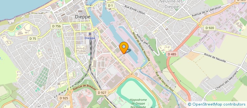 localisation de l'entreprise AGT SYSTEMES  DIEPPE