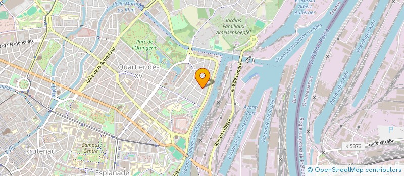 localisation de l'entreprise AGTAE  STRASBOURG