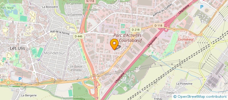 localisation de l'entreprise AGTECH à LES ULIS