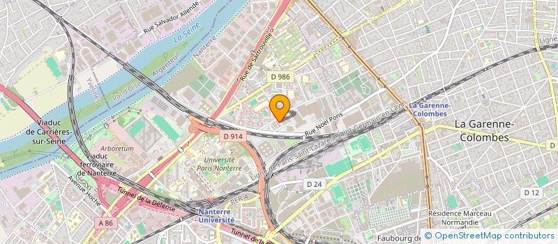 localisation de l'entreprise AGTEK ALI GADI SOLUTIONS INFORMATIQUES à NANTERRE